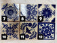 Set of 20 Small Hand Painted Tiles, Over 50 Authentic Mexican Talavera Designs Available!