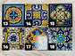 Set of 20 Small Hand Painted Tiles, Over 50 Authentic Mexican Talavera Designs Available!