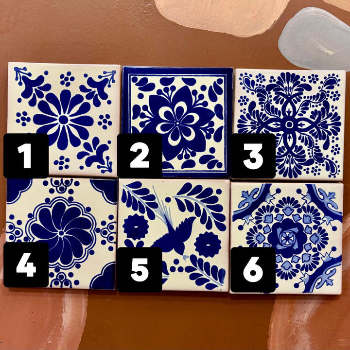 20 Mix & Match Small Hand Painted Tiles