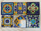 50 Assorted Small Hand Painted Tiles - Over 50 Authentic Mexican Talavera Designs Available!