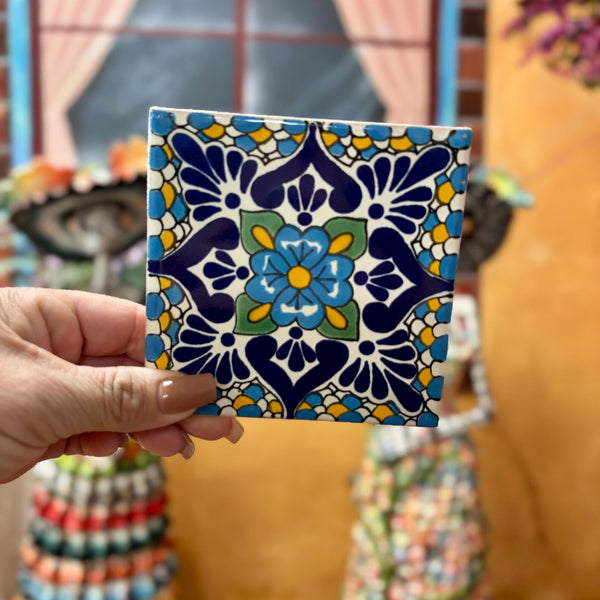 Single Hand Painted Small Tile