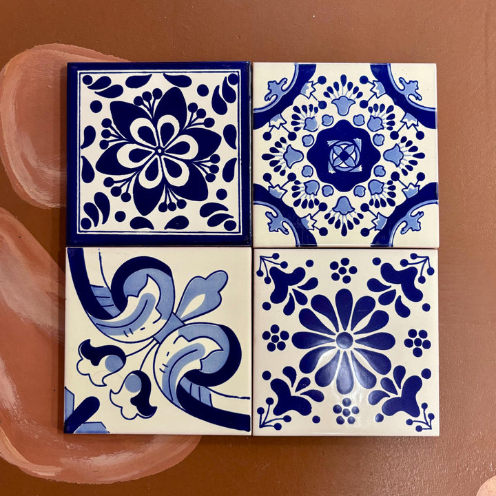 Single Hand Painted Medium Tile