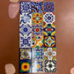 Set of 20 Medium Hand Painted Tiles, 18 Authentic Mexican Talavera Designs Available!