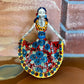 Hand Painted Dancer Catrina Day of the Dead Sculpture Statue, Authentic Ceramic Hand Crafted Mexican Talavera