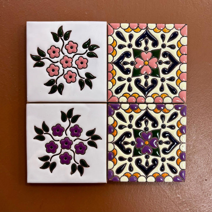 20 Mix & Match Small Hand Painted Tiles