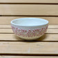 Baby Pink and White Hand Painted Bowl, Authentic Ceramic Hand Crafted Mexican Talavera