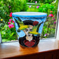 Hand Painted Frida Kahlo Planter Pot, Authentic Mexican Ceramic Hand Crafted Talavera