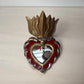 Small Mexican Tin Hearts Wall Decor - Authentic Ceramic Hand Painted Mexican Talavera