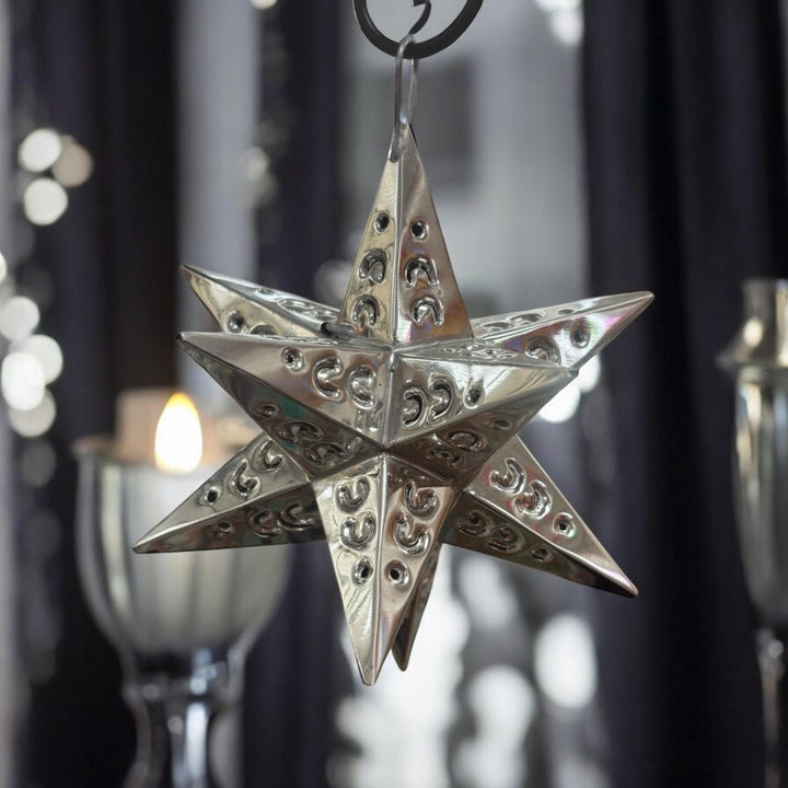 Hand Crafted Star Christmas Tree Holiday Ornament