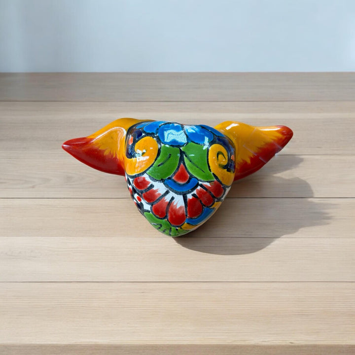 Handmade Talavera Flying Heart Wall Decor