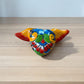 Fiery Flying Heart Garden Wall Decor - Authentic Ceramic Hand Painted Mexican Talavera