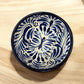 Talavera Dark Blue and White HandPainted Bowl – Authentic Ceramic Hand Crafted Mexican Talavera