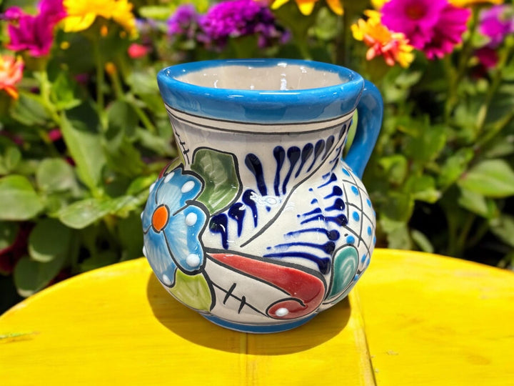 Hand Painted Talavera Belly Coffee Mug