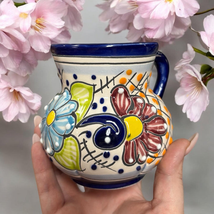 Hand Painted Talavera Belly Coffee Mug