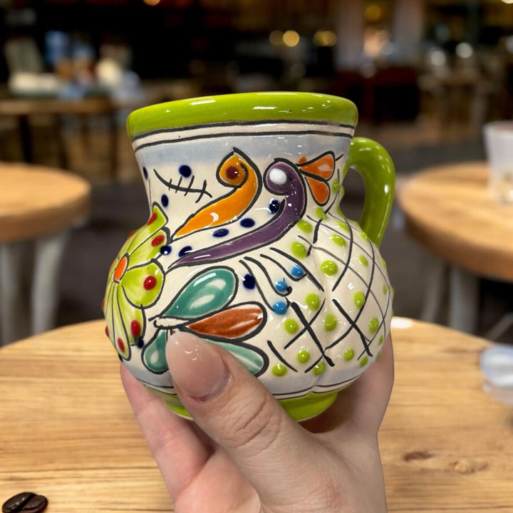 Hand Painted Talavera Belly Coffee Mug