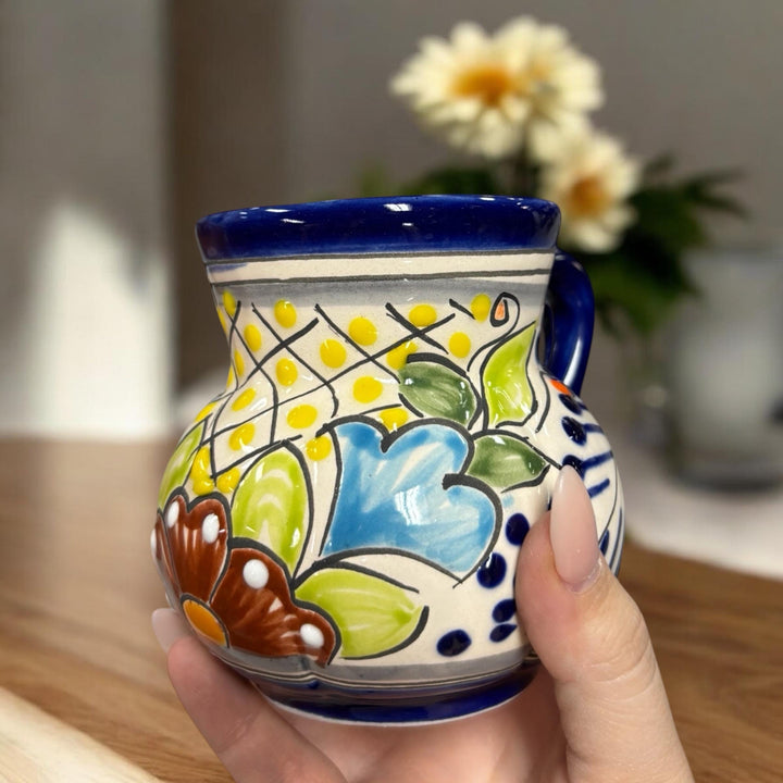 Hand Painted Talavera Belly Coffee Mug