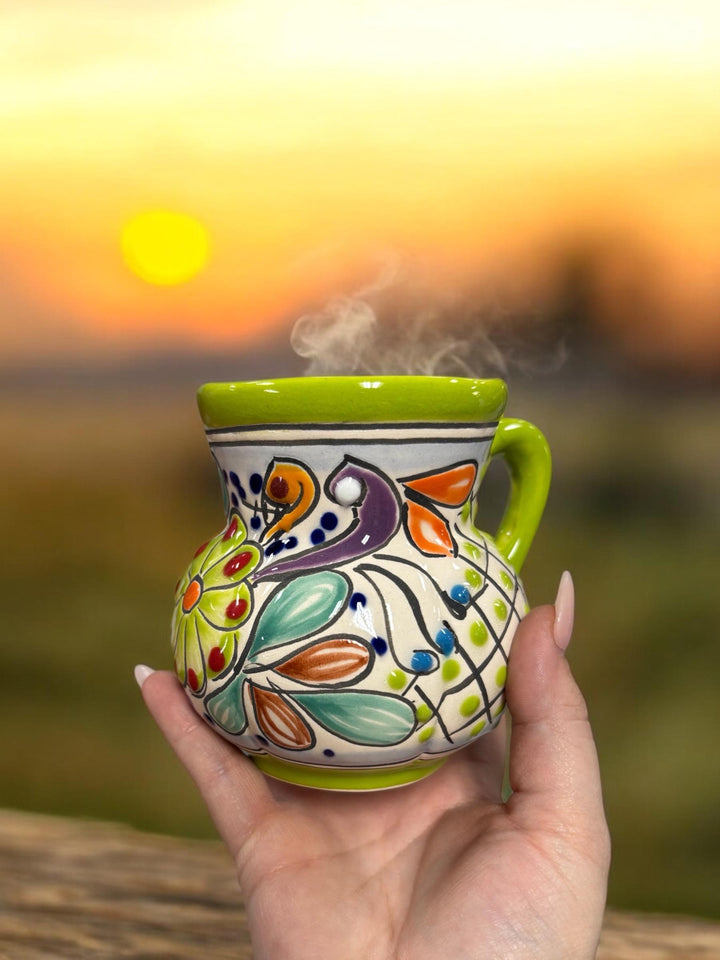 Hand Painted Talavera Belly Coffee Mug