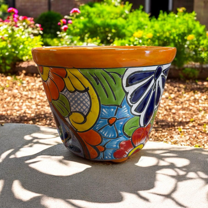 Three-Legged Hand Painted Small Planter Pot