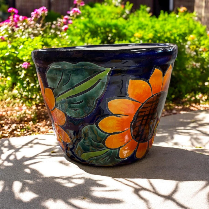 Three-Legged Hand Painted Small Planter Pot