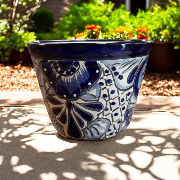 Three-Legged Hand Painted Small Planter Pot