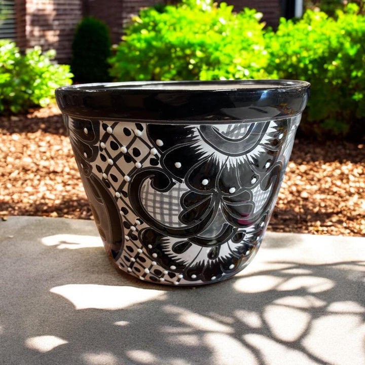 Three-Legged Hand Painted Small Planter Pot