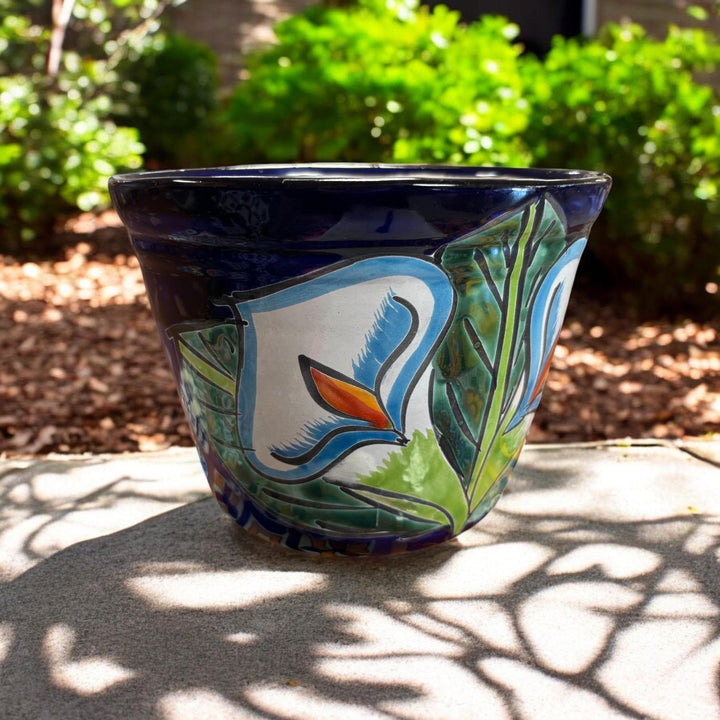 Three-Legged Hand Painted Small Planter Pot