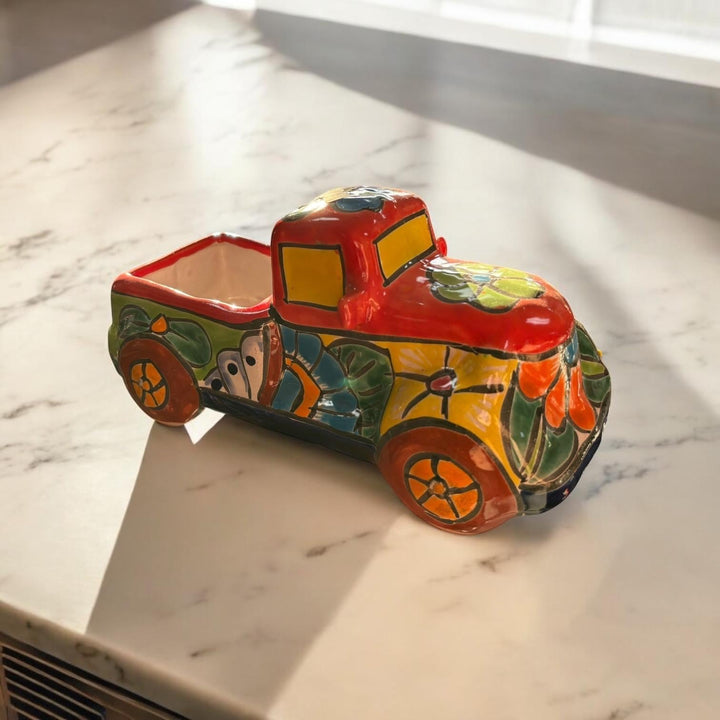 Hand Painted Truck Planter Pot