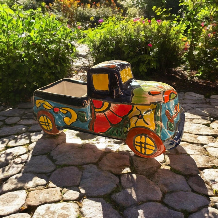 Hand Painted Truck Planter Pot