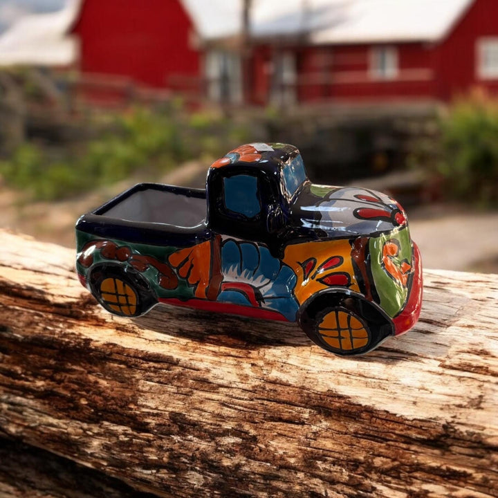 Hand Painted Truck Planter Pot