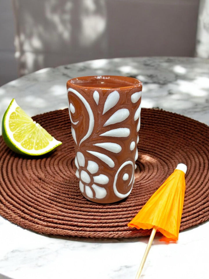 Hand Painted Talavera Shot Glass “Tequilero”