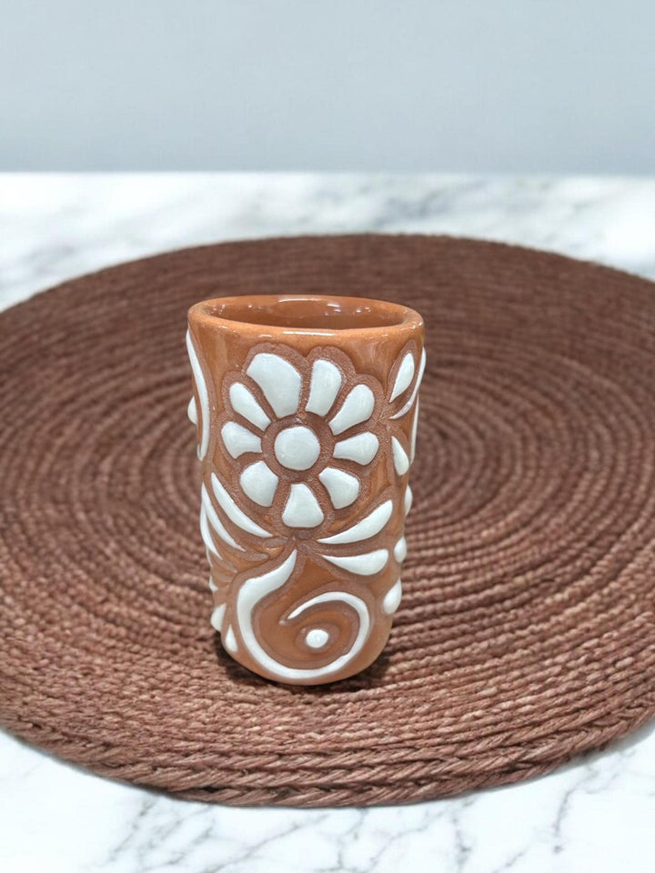 Hand Painted Talavera Shot Glass “Tequilero”