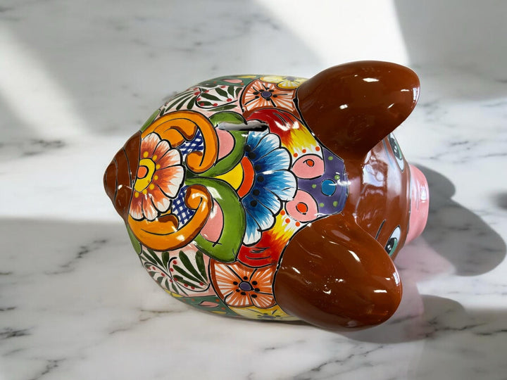 Hand Painted Mexican Piggy Bank