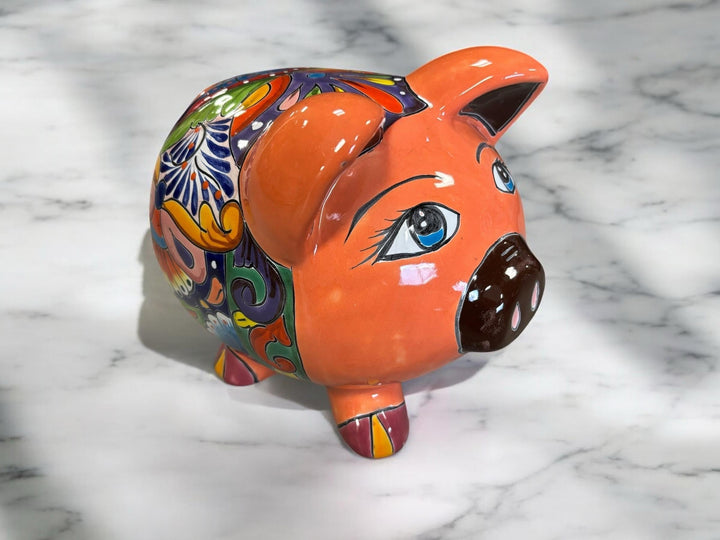 Hand Painted Mexican Piggy Bank