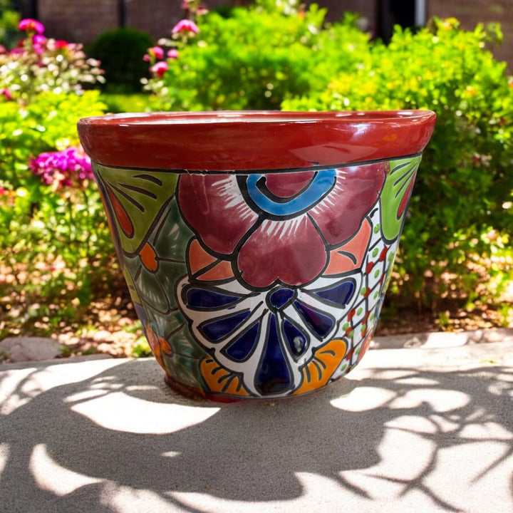 Three-Legged Hand Painted Small Planter Pot