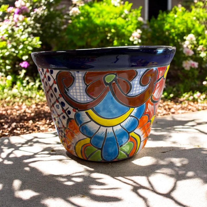 Three-Legged Hand Painted Small Planter Pot