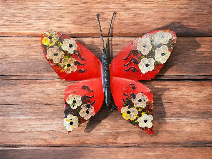 Small Tin Butterfly Wall Decor