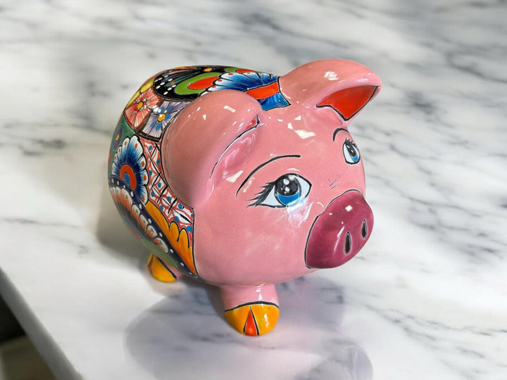 Hand Painted Mexican Piggy Bank