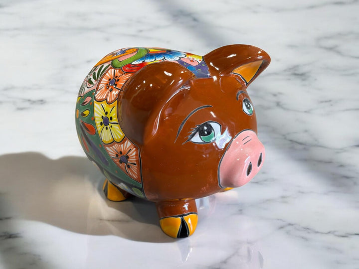 Hand Painted Mexican Piggy Bank