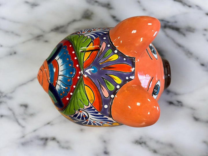 Hand Painted Mexican Piggy Bank