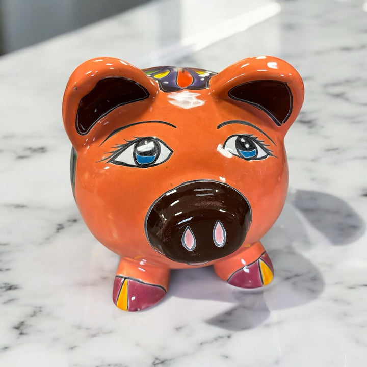 Hand Painted Mexican Piggy Bank