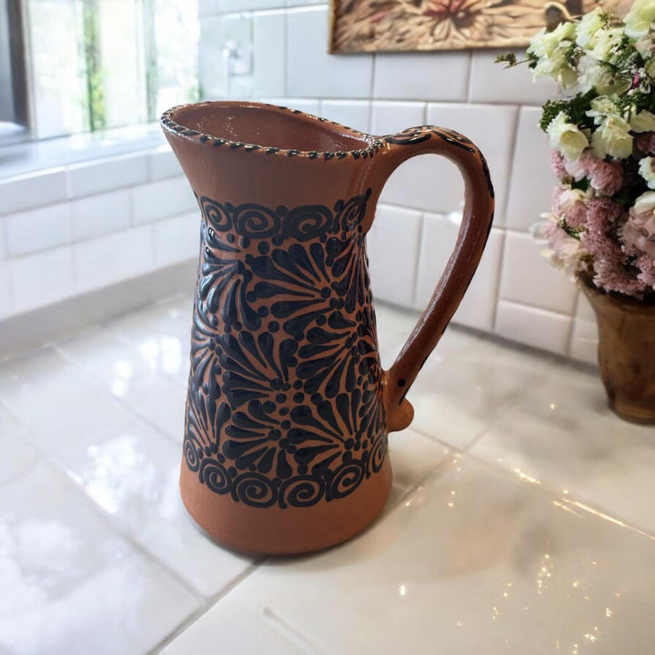 Handpainted Mexican Talavera Small Pitcher