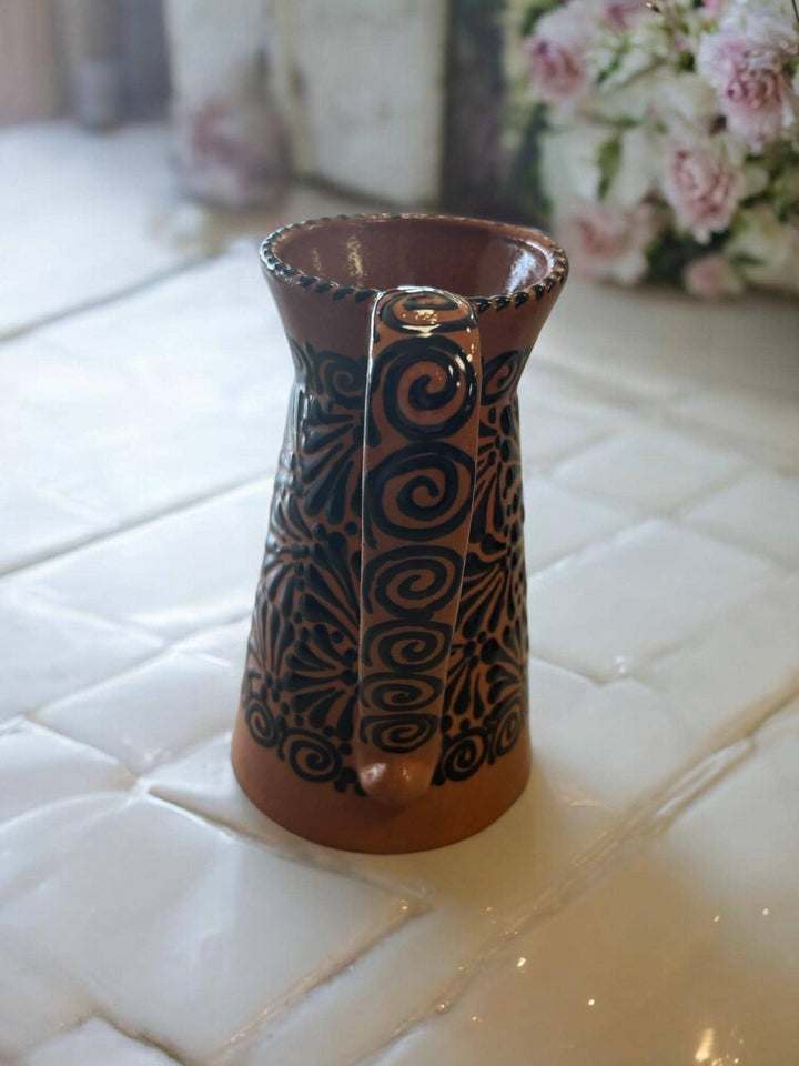 Handpainted Mexican Talavera Small Pitcher