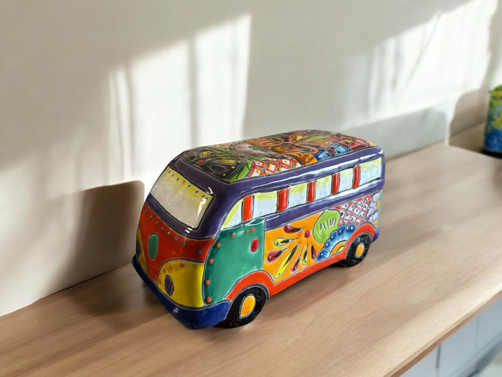 Handpainted Talavera Bus Decor