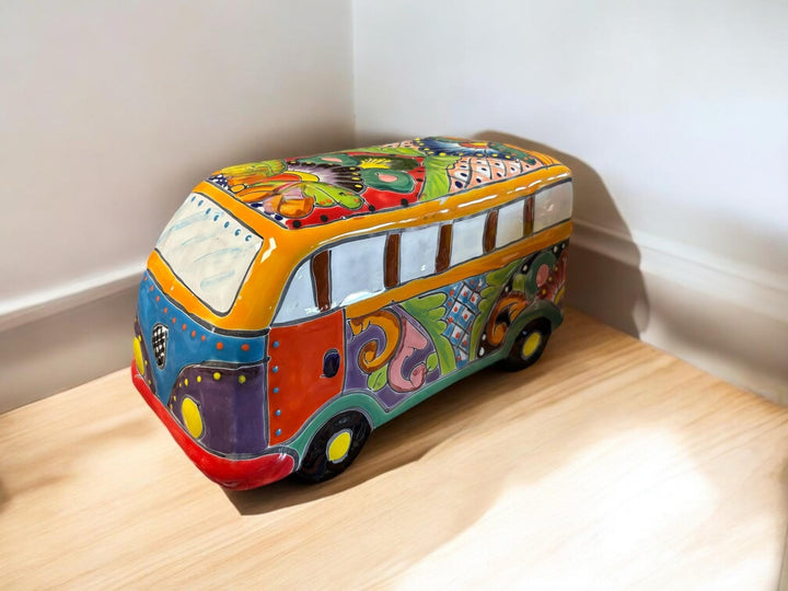 Handpainted Talavera Bus Decor