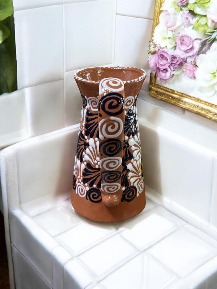 Handpainted Mexican Talavera Small Pitcher