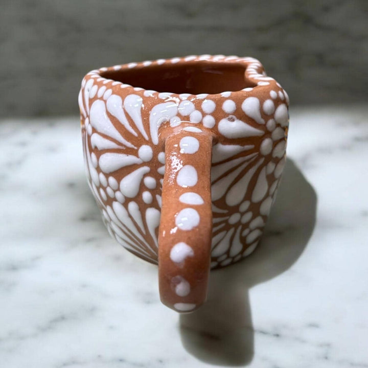 Hand Painted Talavera Small Heart Mug – Assorted Colors
