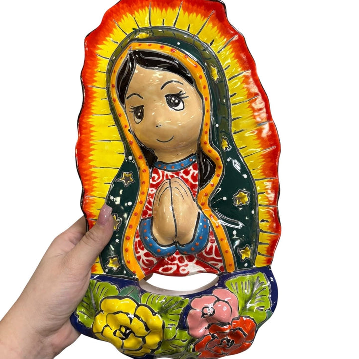Virgin Mary Wall Decor & Heart Shot Glass “Tequilero” Set (2 week processing time)