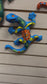 Vibrant Hand Painted S Lizard - Authentic Ceramic Hand Painted Mexican Talavera