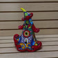 Wispy Hand Painted Christmas Tree Holiday Statue, Authentic Mexican Ceramic Hand Crafted Talavera