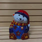 Adorable Hand Painted Polar Bear Holiday Statue, Authentic Mexican Ceramic Hand Crafted Talavera